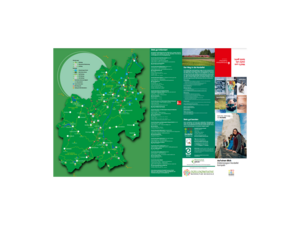 Urlaub in der Eifel mit Hund? Aber natürlich! Übersichtskarte mit Wanderwegen und touristischen Informationen der Nordeifel Region